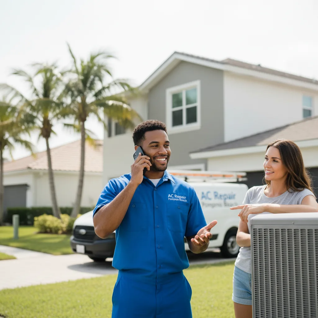 AC Repair Pompano Beach customer support in Roberts
